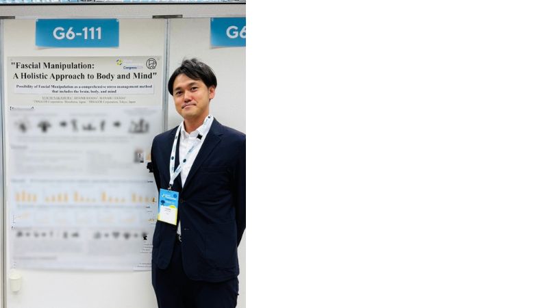 World Physiotherapy Congress 2025で中村雄一がポスター発表をしているところです