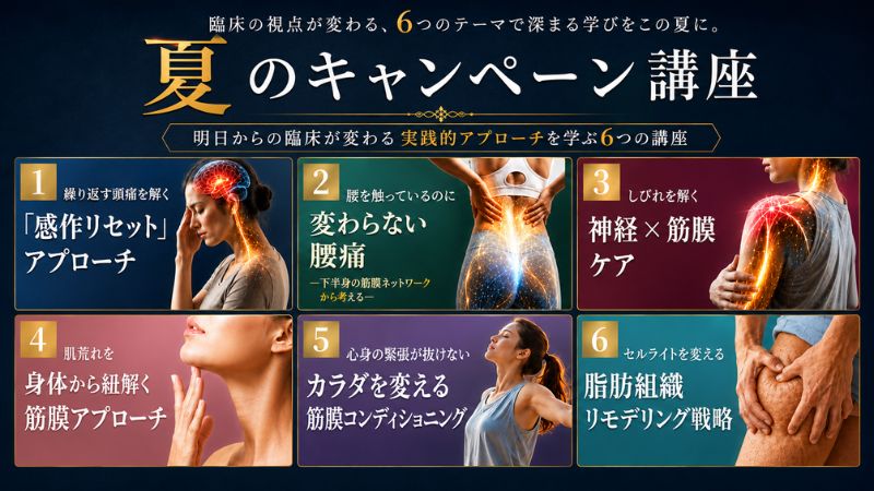 2026年夏のキャンペーン講座